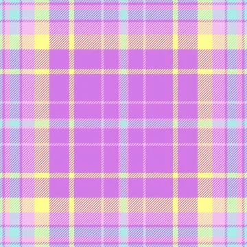 Front vector background fabric, mens shirt check texture plaid. Grungy tart.. Stock Illustration