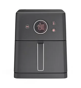 Front view of air fryer Stock Illustration