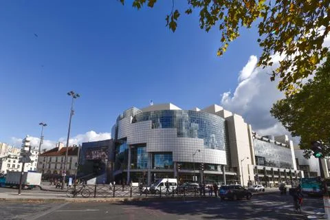 Front view of the Bastille opera  Stock-Fotos