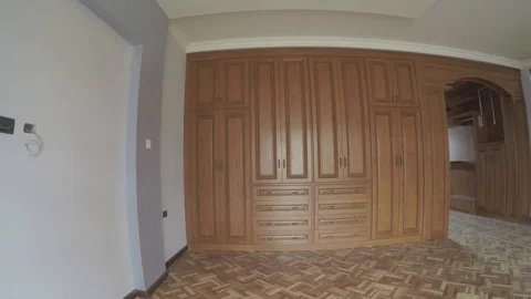 Front view of a big closet 스톡 동영상 97227809