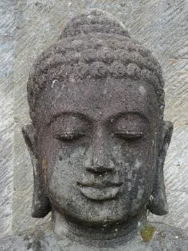 Front view of a Buddha statue Stock-Fotos