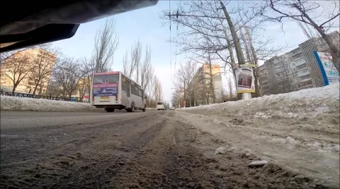 Front view of the car Stock Footage 60633405