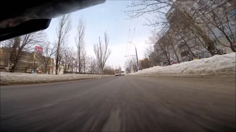 Front view of the car Stock Footage 60633406