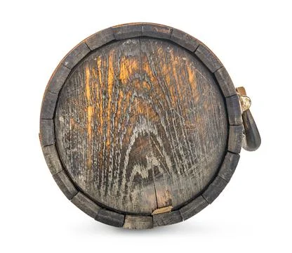 Front view of cask Stock Photos