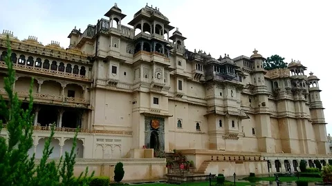 Front View of City Palace Stock Footage 78021398