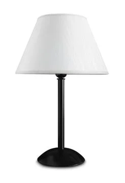Front view of classic table lamp Stock Photos