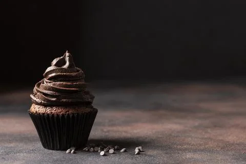 Front view cupcake with copy space Resolution and high quality beautiful photo Foto stock