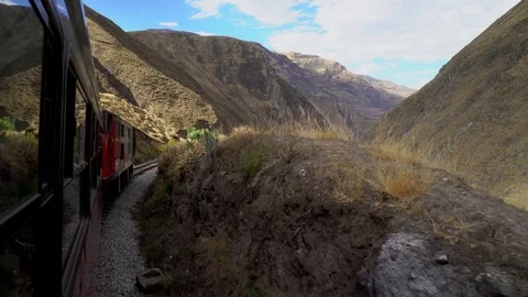 Front view Devils Nose Train Stockbeeldmateriaal 72476415