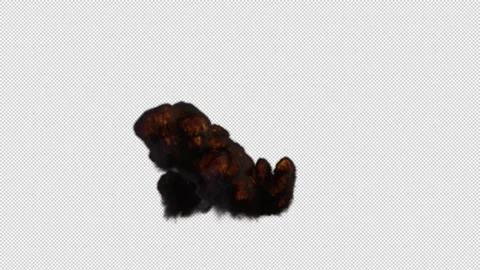 Front View explosion1 Stock Footage 136315169