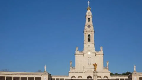 Front View of Fatima Tower Stock Photos