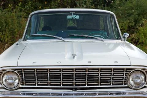 Front view of Ford Falcon 写真素材