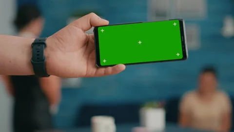 Front view of horizontal isolated mock u... | Stock Video | Pond5