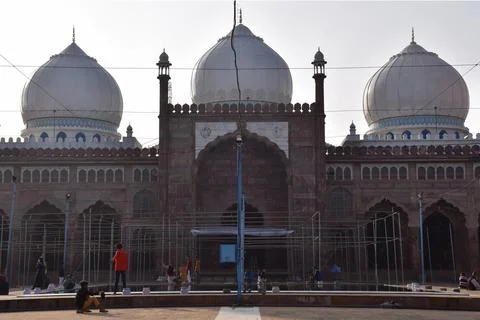 Front view of Jama Mosque Stock Photos