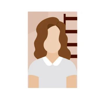 Front view of a person Stock Illustration