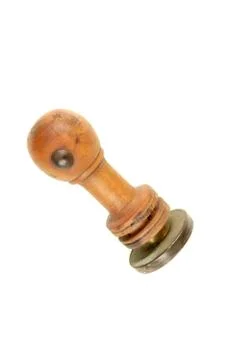 Front view of personal stamp Stock Photos