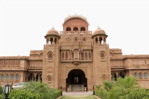 Front view of a Rajasthan palace Foto stock