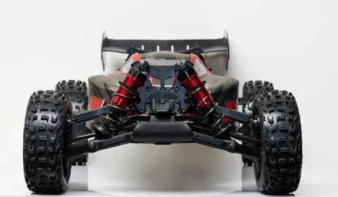Front view of rc buggy model car Stock Photos