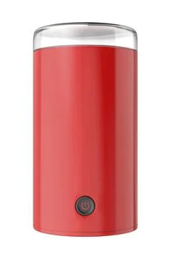 Front view of red electric coffee grinder イラスト素材