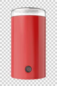 Front view of red electric coffee grinder Stock Illustration