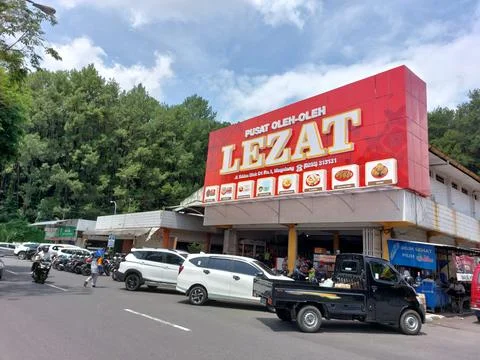 The front view of a snack shop Stock Photos