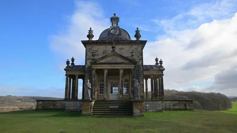 Front view of the Temple of the Four Winds. Stock Footage 329922514
