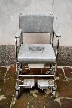 Front view of a wheelchair Stock Photos