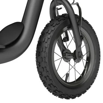 Front wheel Illustrazione stock