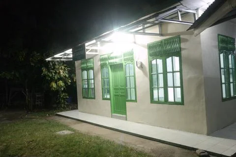 Front yard of the mosque Stock Photos