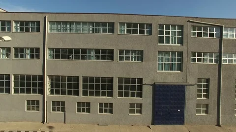 The frontal view of a building Stock Footage 107194032