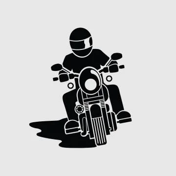 Frontbike 스톡 일러스트