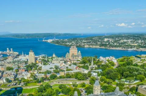 Frontenac castle Stock Photos