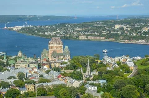 Frontenac castle Stock Photos
