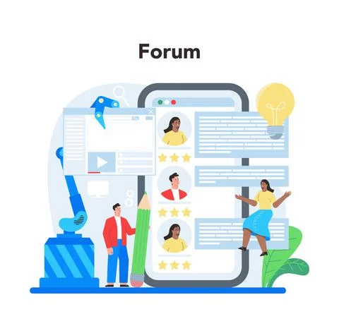 Frontend development online service or platform. Website interface Stockillustratie