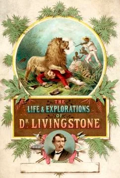 Frontispiece To The Life And Explorations Of Dr. Livingstone Published C.1875 Stock Photos