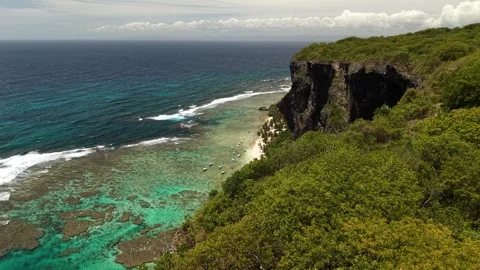 Fronton Beach Complete Aerial Panorama 31 動画素材 337439200