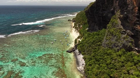 Fronton Beach Complete Aerial Panorama-34 Stock Footage 337439208