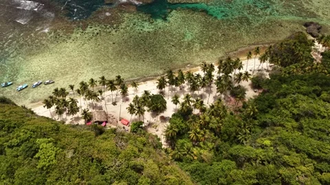 Fronton Beach Complete Aerial Panorama-39 Stock Footage 337439351