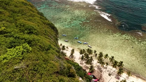 Fronton Beach Complete Aerial Panorama-40 Stock Footage 337439388