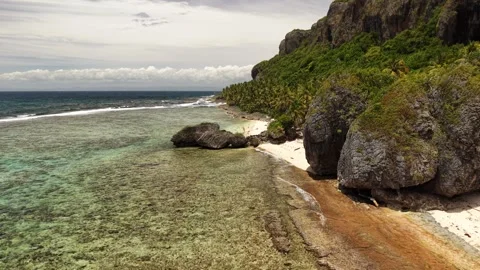 Fronton Beach Complete Aerial Panorama-43 Stock Footage 337439417