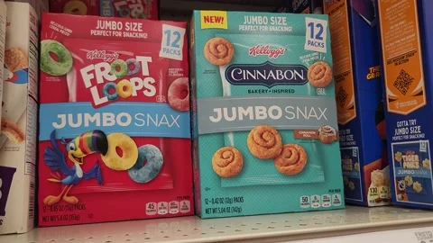 Froot Loops Cereal Stock Footage 202278996