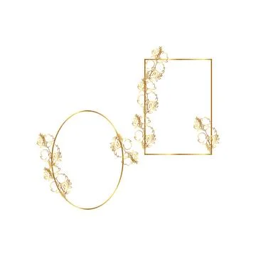 Froral frame Stock Illustration