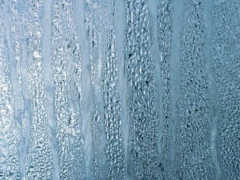 Frost and drops Foto stock