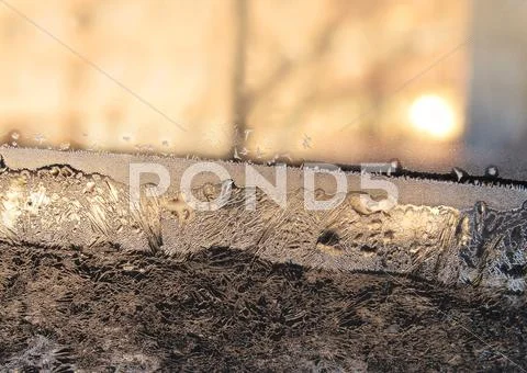 Frost and sun Stock Photos