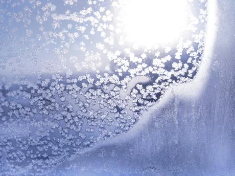 Frost and sun Stock Photos