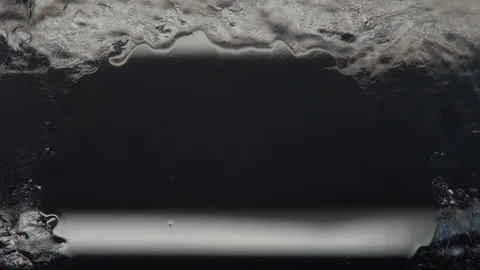 Frost draws a pattern on the glass against the background of the snow Video stock 105241473