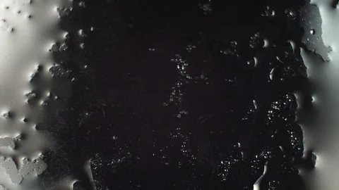 Frost draws a pattern on glass Stock Footage 105739087