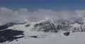 Frost Forest Landscape Magical Panoramic Scene Aerial View Snow Covered Blue Sky 4k or 4k+ Resolution
