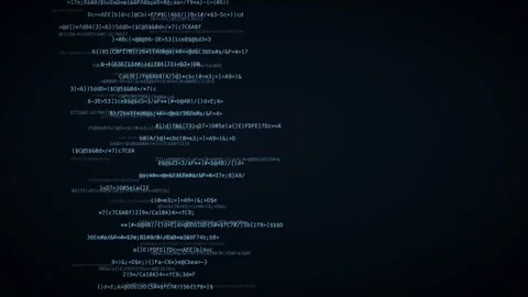 Frost layered code planes hacker code background 스톡 동영상 342633792