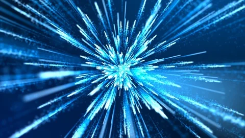 Frost line abstract particles. 動画素材 97293021