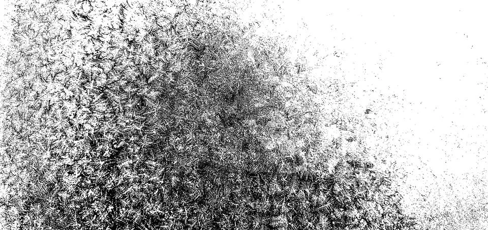 Frost pattern on glass in winter, vector grunge texture Stock-Illustration
